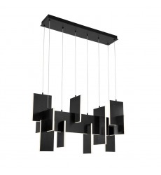  Black Chandelier (38044-021)-Eurofase