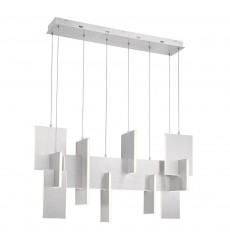 Silver Chandelier (38044-030)-Eurofase Silver Chandelier (38044-030)-Eurofase