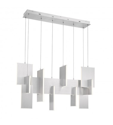  Silver Chandelier (38044-030)-Eurofase