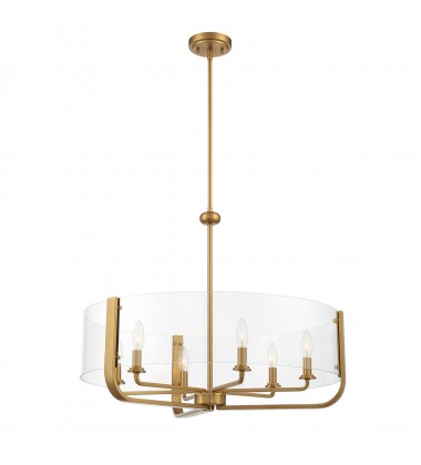  Gold Chandelier (38155-017)-Eurofase