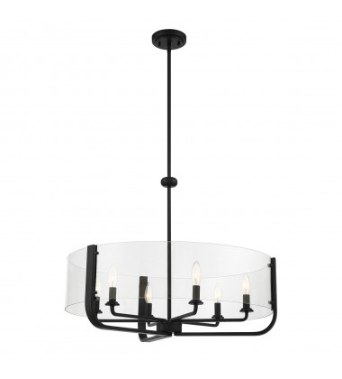  Black Chandelier (38155-031)-Eurofase