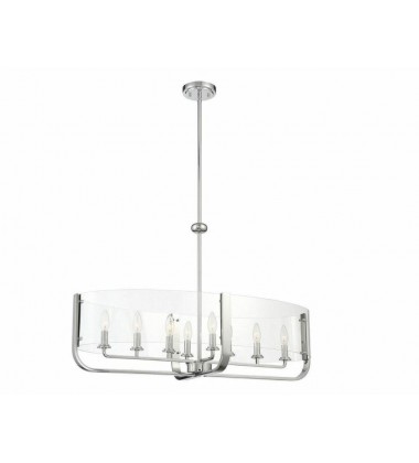 Chrome Chandelier (38157-028)-Eurofase Chrome Chandelier (38157-028)-Eurofase