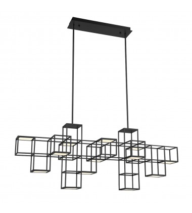  Black Chandelier (38257-021)-Eurofase