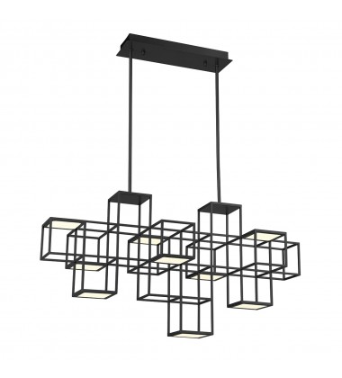  Black Chandelier (38258-026)-Eurofase