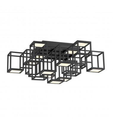  Black Flush Mount (38261-026)-Eurofase