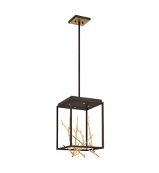 Gold-Black Pendant (38637-018)-Eurofase Gold-Black Pendant (38637-018)-Eurofase