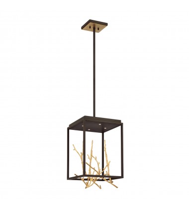 Gold-Black Pendant (38637-018)-Eurofase Gold-Black Pendant (38637-018)-Eurofase