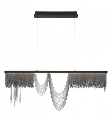  Black Chandelier (39284-020)-Eurofase