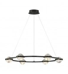  Black Chandelier (39308-016)-Eurofase