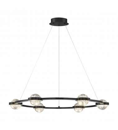  Black Chandelier (39308-016)-Eurofase