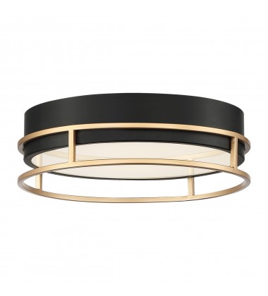 Gold-Black Flush Mount (39315-014)-Eurofase  Gold-Black Flush Mount (39315-014)-Eurofase