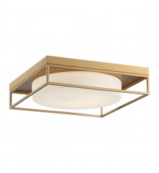  Gold Flush Mount (39333-018)-Eurofase
