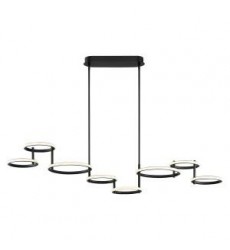  Black Chandelier (39421-012)-Eurofase