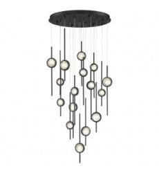  Black Chandelier (39465-016)-Eurofase