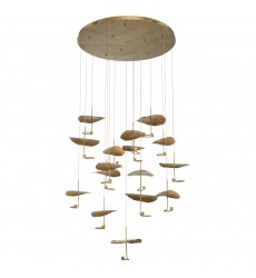  Bronze Chandelier (41907-016)-Eurofase