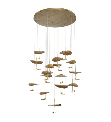  Bronze Chandelier (41907-016)-Eurofase