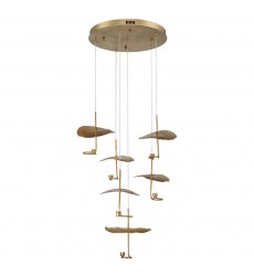  Bronze Chandelier (41908-013)-Eurofase