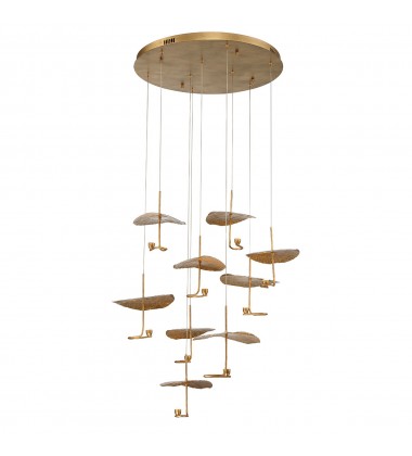  Bronze Chandelier (41910-016)-Eurofase