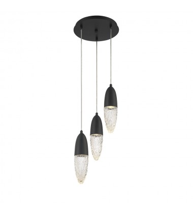  Black Chandelier (43858-022)-Eurofase