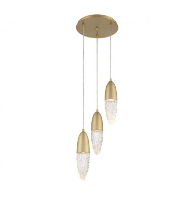  Gold Chandelier (43858-035)-Eurofase