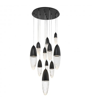  Black Chandelier (43859-022)-Eurofase