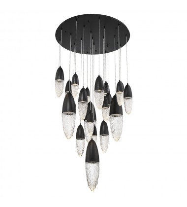  Black Chandelier (43860-025)-Eurofase