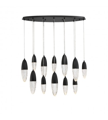  Black Chandelier (43861-024)-Eurofase
