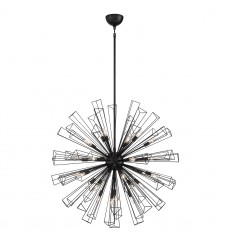  Black Chandelier (43864-010)-Eurofase