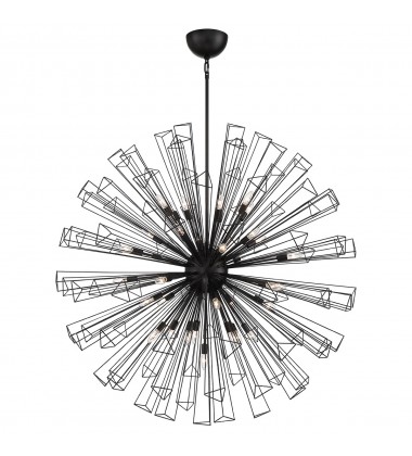  Black Chandelier (43865-017)-Eurofase
