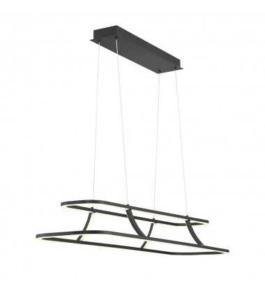  Black Chandelier (43877-010)-Eurofase