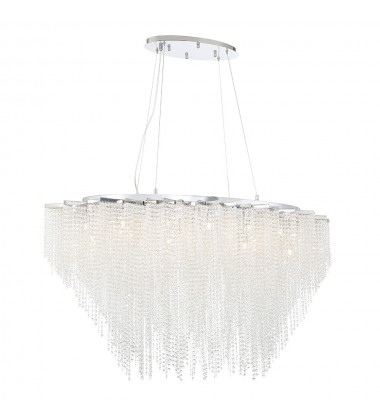  Chrome Chandelier (43884-018)-Eurofase