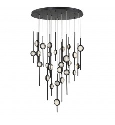  Black Chandelier (43890-019)-Eurofase