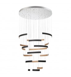  Black Chandelier (43902-019)-Eurofase