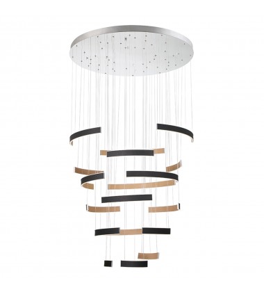  Black Chandelier (43902-019)-Eurofase