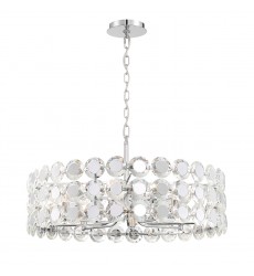 Chrome Chandelier (44286-019)-Eurofase Chrome Chandelier (44286-019)-Eurofase