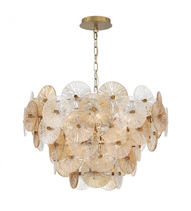  Gold Chandelier (44572-013)-Eurofase