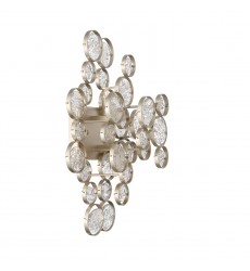  Silver Wall Sconce (45452-017)-Eurofase