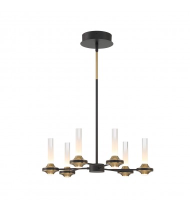  Black Chandelier (45712-012)-Eurofase