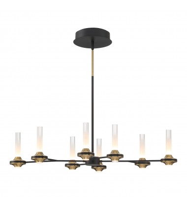  Black Chandelier (45714-016)-Eurofase