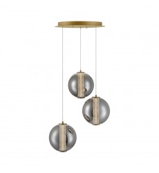 Gold Chandelier (45736-024)-Eurofase Gold Chandelier (45736-024)-Eurofase