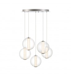 Chrome Chandelier (45737-015)-Eurofase Chrome Chandelier (45737-015)-Eurofase