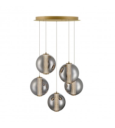  Gold Chandelier (45737-022)-Eurofase