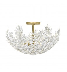  White Flush Mount (46437-020)-Eurofase