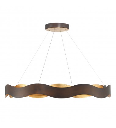  Bronze-Gold Chandelier (46462-015)-Eurofase