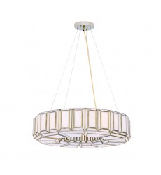  Brass Chandelier (46468-017)-Eurofase