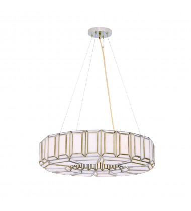  Brass Chandelier (46468-017)-Eurofase