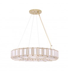  Brass Chandelier (46469-014)-Eurofase