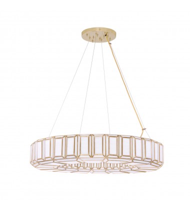  Brass Chandelier (46469-014)-Eurofase