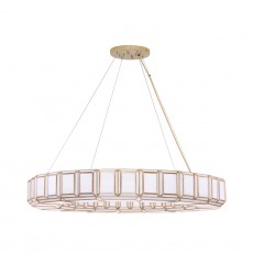 Brass Chandelier (46470-010)-Eurofase