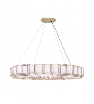  Brass Chandelier (46470-010)-Eurofase